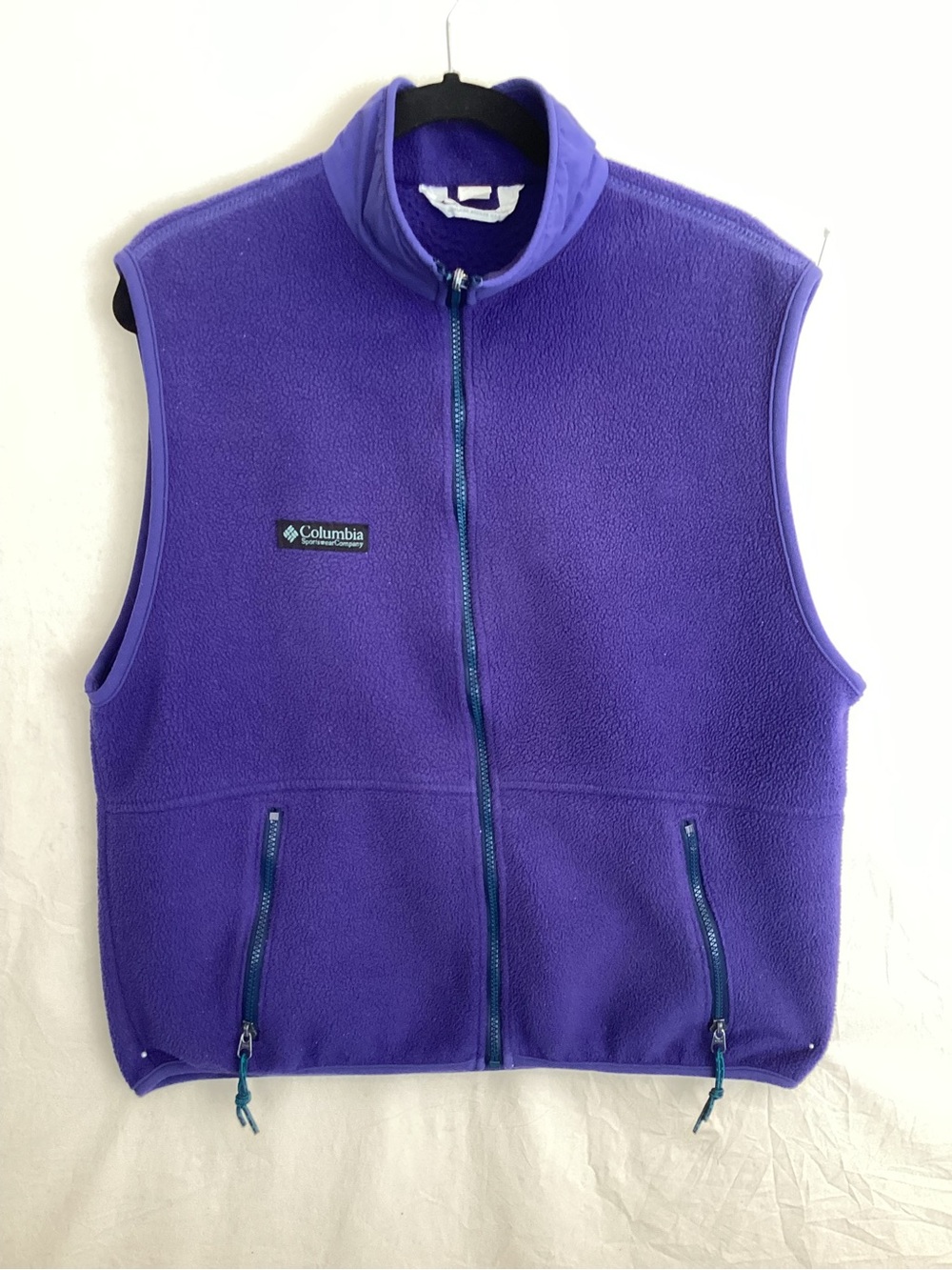 Vintage Columbia sportswear fleece sweater vest made in USA